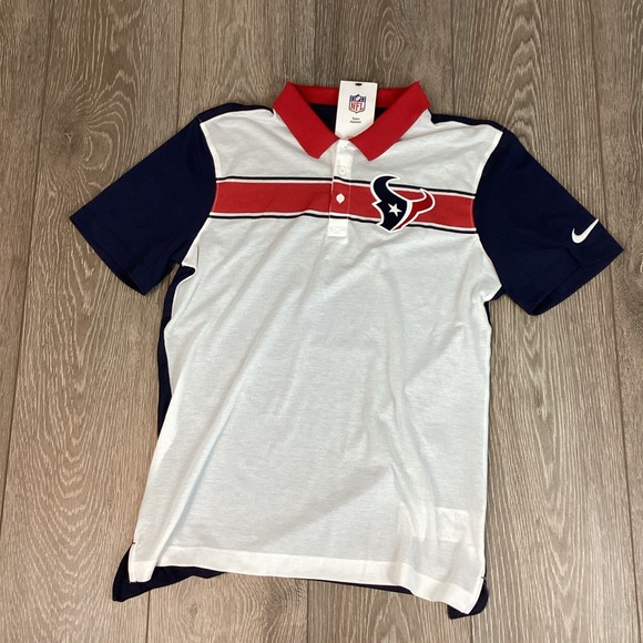 NIKE Houston Texans Men's Tee M Pocket NFL Loose Fit Crew Neck M Navy Blue - Picture 2 of 7